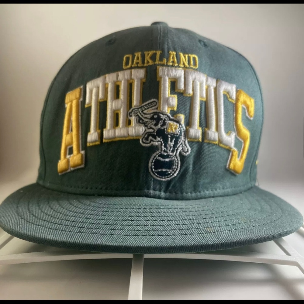 Oakland Athletics Dark Green and Yellow New Era 9fifty snapback w/ Elephant